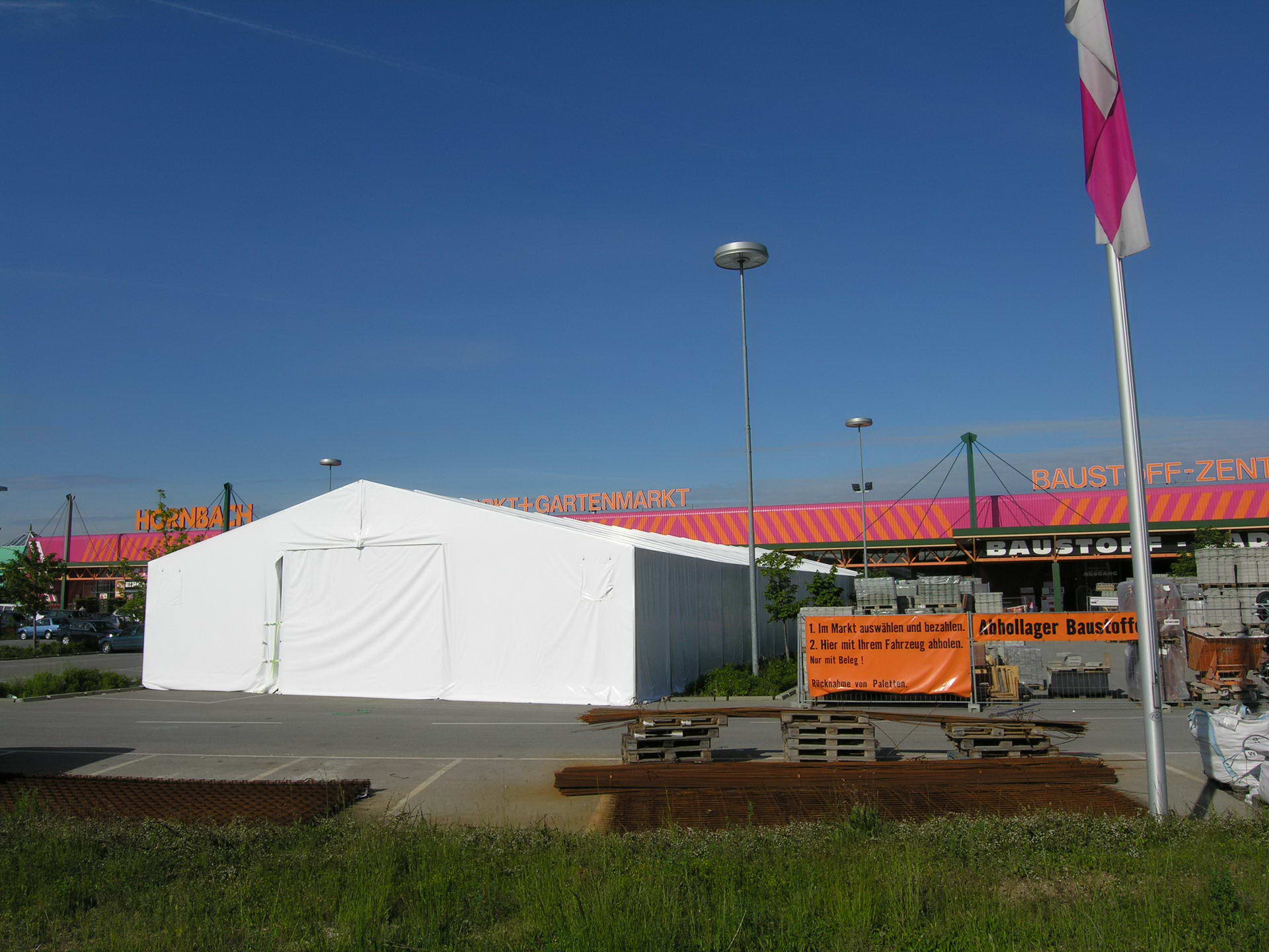 Lagerzelt mieten